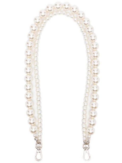 Simone Rocha faux-pearl shoulder strap - White - zdjęcie produktu nr 1