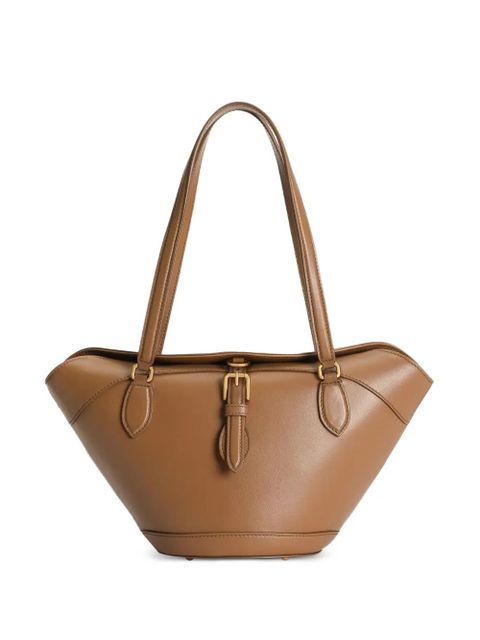 Dolce & Gabbana leather tote bag - Brown - zdjęcie produktu nr 1