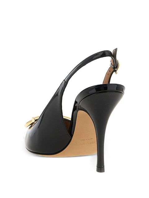 Ferragamo 90mm Gancini-details pumps - Black - zdjęcie produktu nr 2