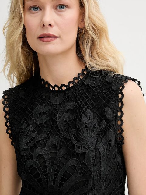 Morgan sukienka kolor czarny mini rozkloszowana ROSLI