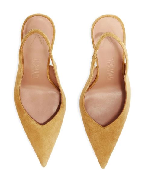 The Attico slingback geometric-heel pumps - Yellow - zdjęcie produktu nr 2