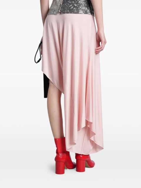 Maison Margiela draped asymmetric skirt - Red
