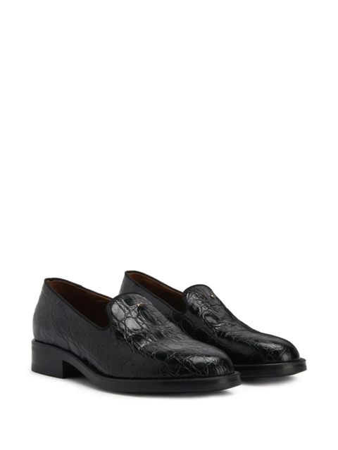 Giuseppe Zanotti Dories leather loafers - Black