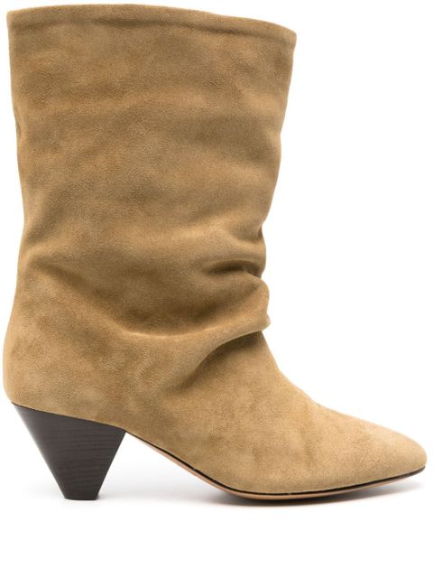 ISABEL MARANT Reachi 55mm suede boots - Neutrals