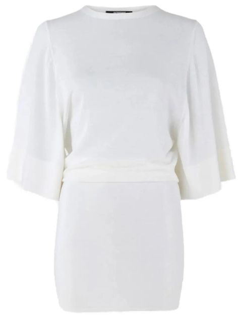 Jacquemus round-neck mini dress - White - zdjęcie produktu nr 2