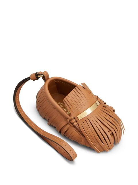 Tod's leather bag charm - Brown - zdjęcie produktu nr 2