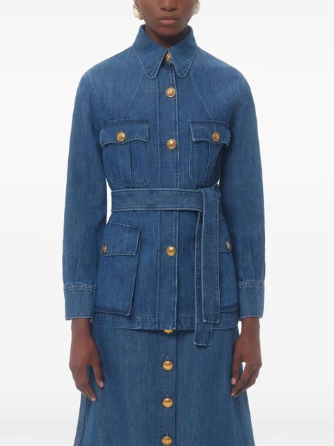 Valentino Garavani Sahariana denim jacket - Blue - zdjęcie produktu nr 2