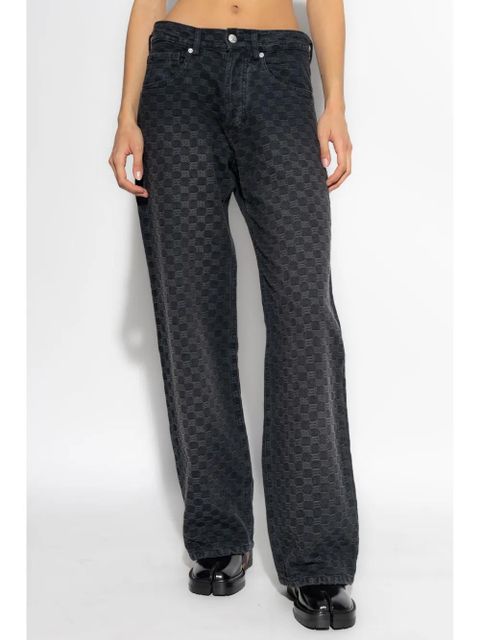 MISBHV jacquard monogram jeans - Black