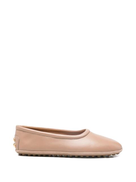 Tod's stud-detail ballet flat - Neutrals - zdjęcie produktu nr 1