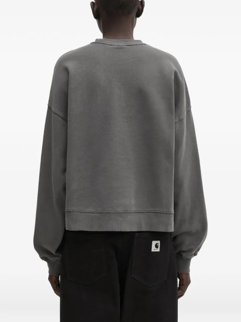 Carhartt WIP W Benton logo-detail sweatshirt - Grey