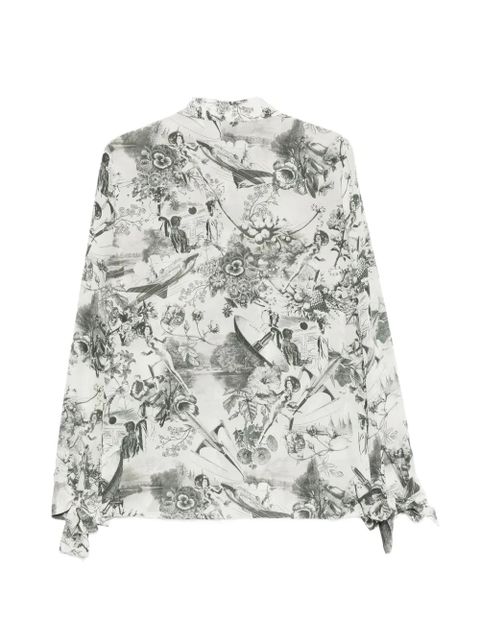 PINKO Anything print shirt - White - zdjęcie produktu nr 2