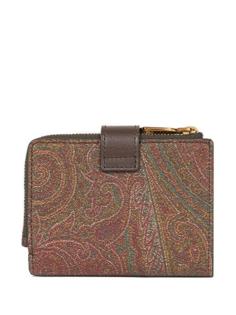ETRO paisley-print wallet - Brown
