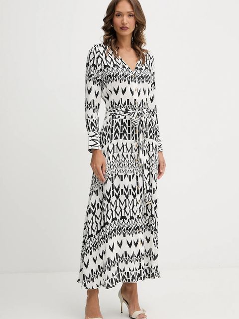 Marciano by Guess sukienka BRITNEY kolor biały maxi rozkloszowana 5YGK47 7352A - zdjęcie produktu nr 1