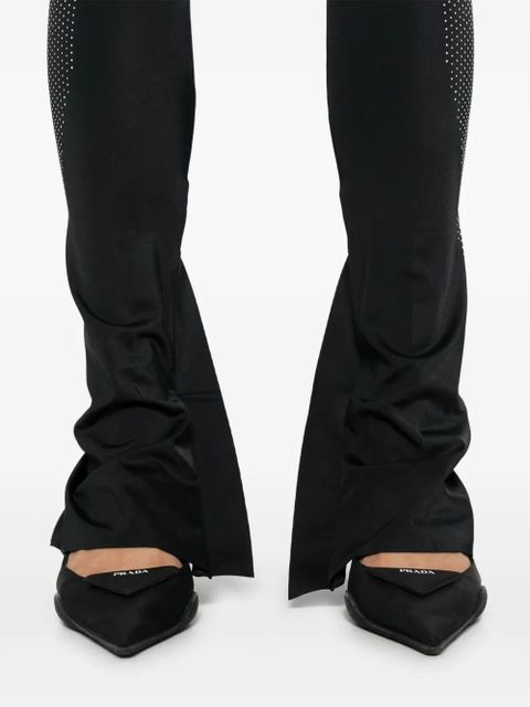 Coperni X Puma rubberised-logo leggings - Black