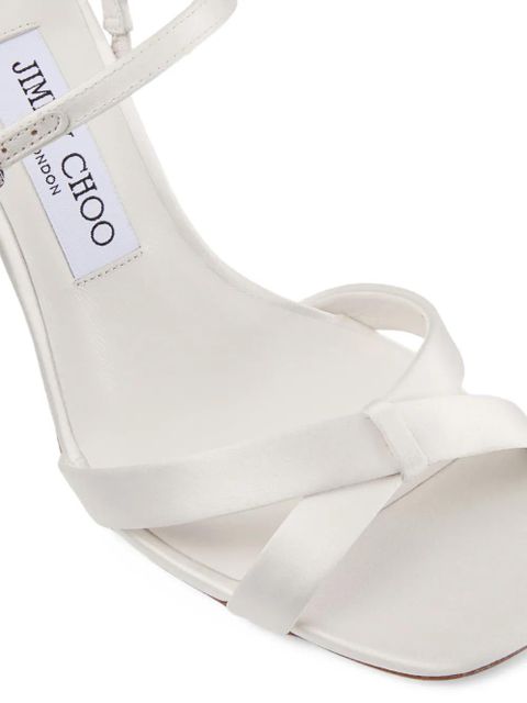 Jimmy Choo Elsy 85 block-heel sandals - White