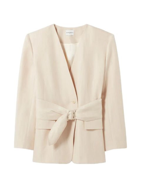 Claudie Pierlot belted pocket blazer - Neutrals - zdjęcie produktu nr 1