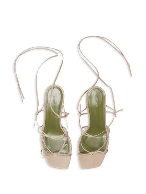 LEMAIRE ankle-tie high sandals - Neutrals