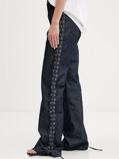 Rotate jeansy damskie high waist 114584D03 - zdjęcie produktu nr 2