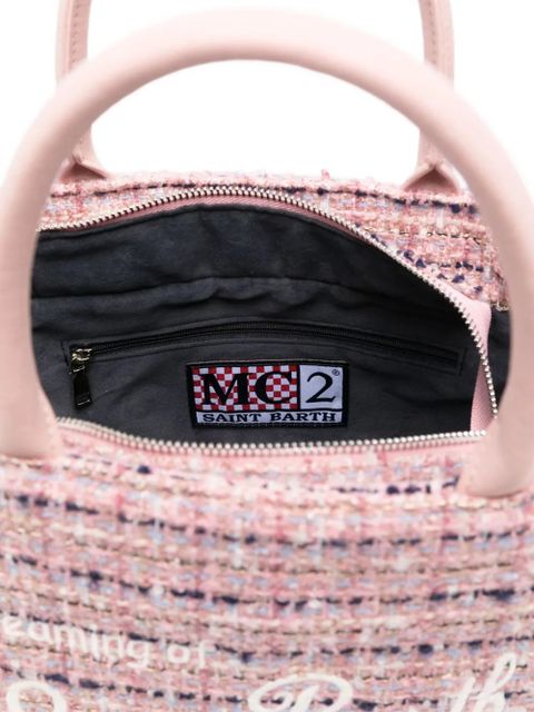 MC2 Saint Barth fringed tote bag - Pink