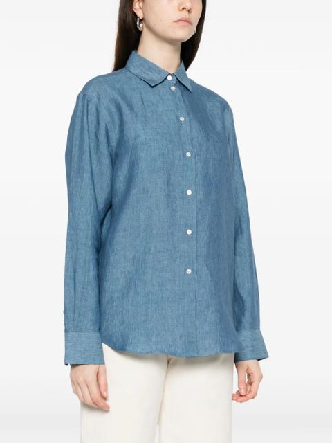 Róhe long-sleeve shirt - Blue - zdjęcie produktu nr 2