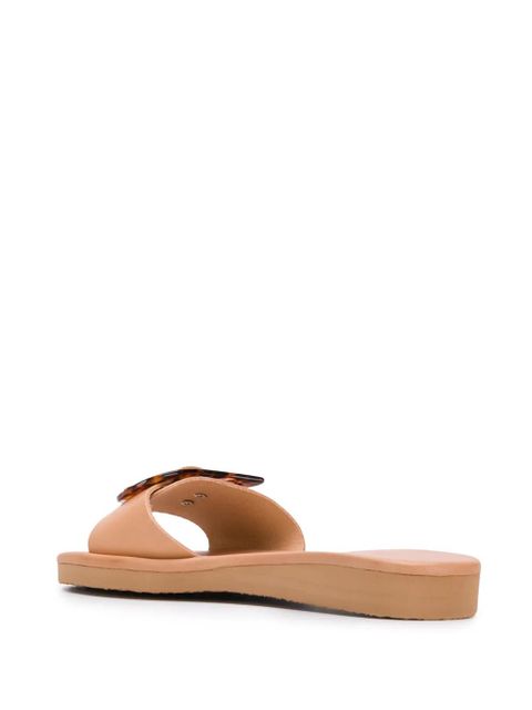 Ancient Greek Sandals Aglaia slides - Neutrals