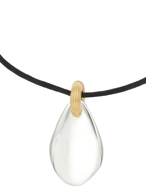 Tory Burch teardrop pendant necklace - Black - zdjęcie produktu nr 2