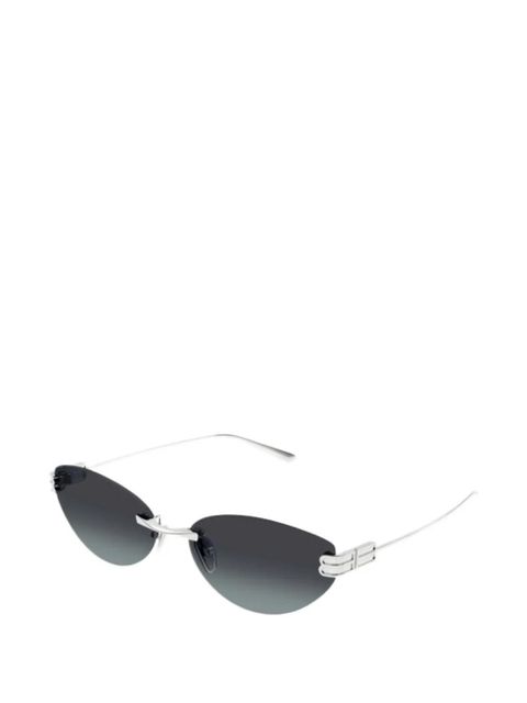 Balenciaga Eyewear rimeless sunglasses - Silver - zdjęcie produktu nr 2