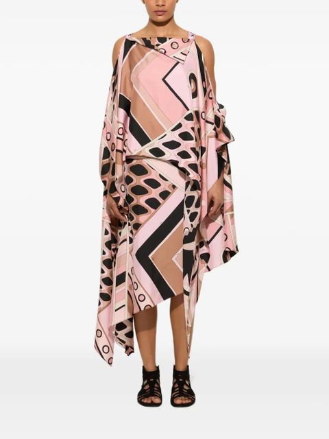 PUCCI Vivara print silk dress - Pink - zdjęcie produktu nr 1