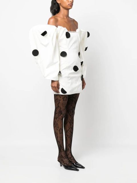 Jacquemus La Robe Taffetas minidress - White