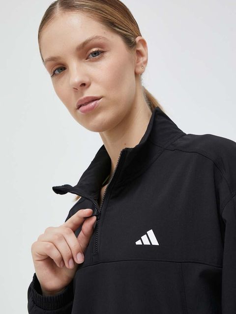 adidas Performance bluza treningowa Training Essentials kolor czarny gładka HZ5636