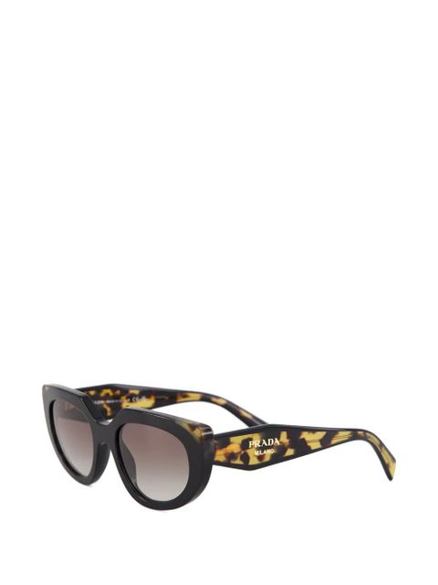 Prada Eyewear geometric-frame sunglasses - Black - zdjęcie produktu nr 2