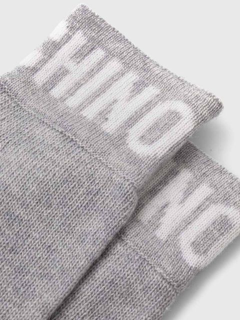 Moschino rękawiczki wełniane kolor czarny - zdjęcie produktu nr 2