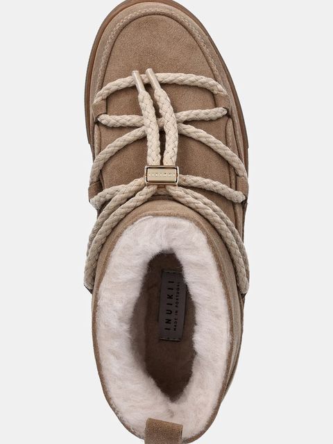 Inuikii śniegowce zamszowe CLASSIC LOW kolor beżowy 3001.001.0021