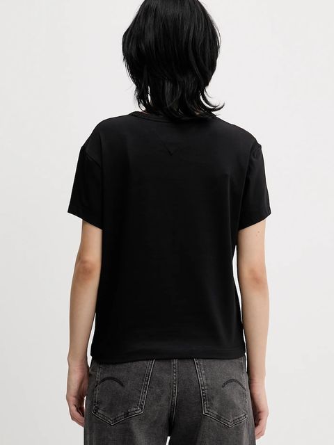 Tommy Jeans t-shirt damski kolor czarny DN0DN00094 - zdjęcie produktu nr 2