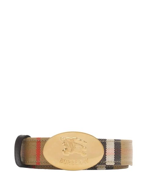 Burberry reversible checked belt​ - Neutrals - zdjęcie produktu nr 1