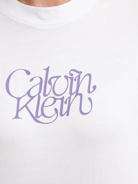 Calvin Klein Jeans t-shirt bawełniany damski kolor biały LV047D210G