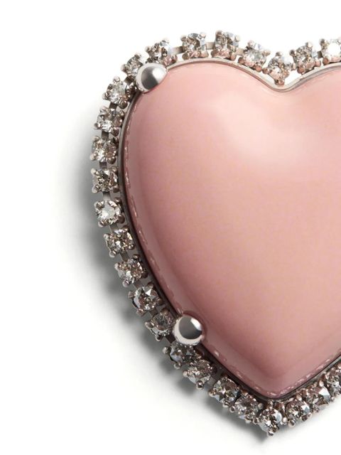 Valentino Garavani Coeur Hyperbole brooch - Silver - zdjęcie produktu nr 2