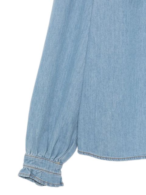 Ba&Sh Lio denim shirt - Blue - zdjęcie produktu nr 2