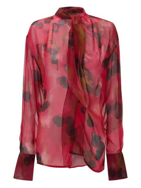 Victoria Beckham floral-print blouse - Pink - zdjęcie produktu nr 1