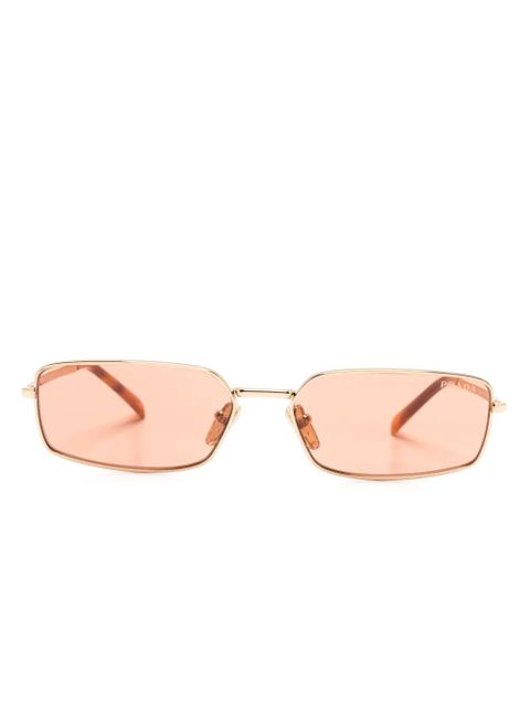 Prada Eyewear rectangle-frame sunglasses - Gold - zdjęcie produktu nr 1