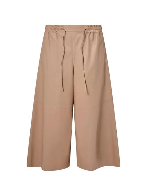Yves Salomon Culottes fine leather trousers - Neutrals - zdjęcie produktu nr 1