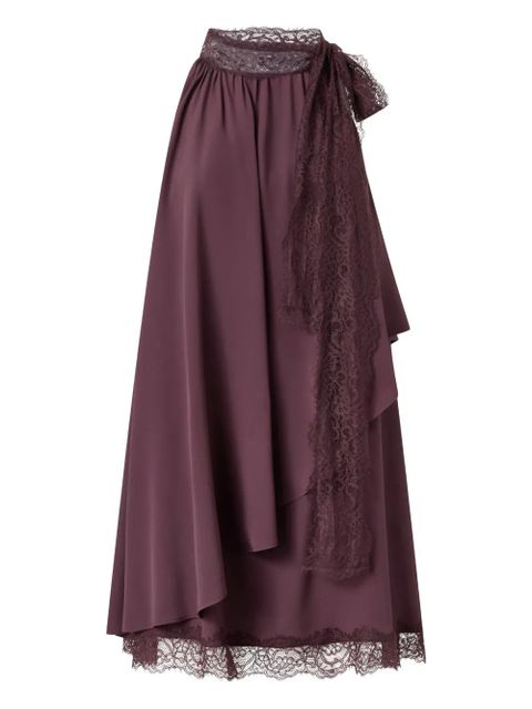 PINKO lace-detailed mini dress - Red - zdjęcie produktu nr 1