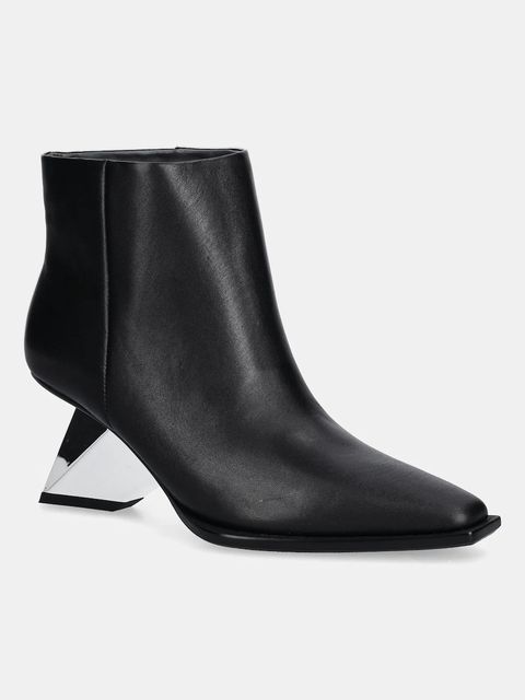 United Nude botki skórzane Rockit Pull On Bootie kolor czarny na słupku 109470116 - zdjęcie produktu nr 1
