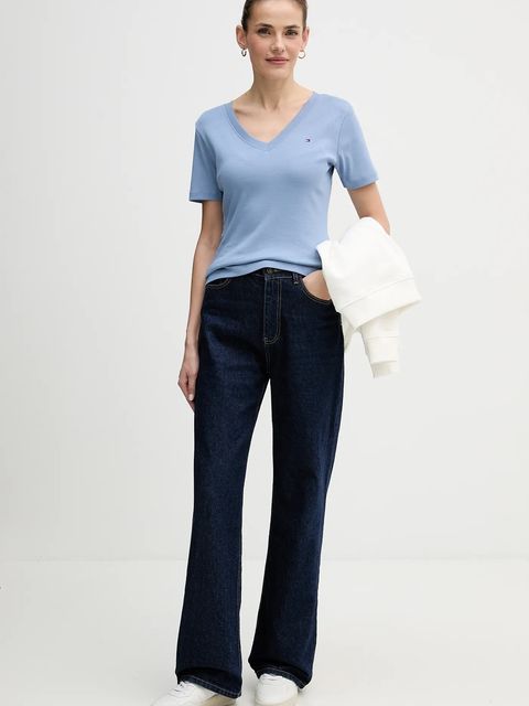 Tommy Hilfiger t-shirt bawełniany - zdjęcie produktu nr 2