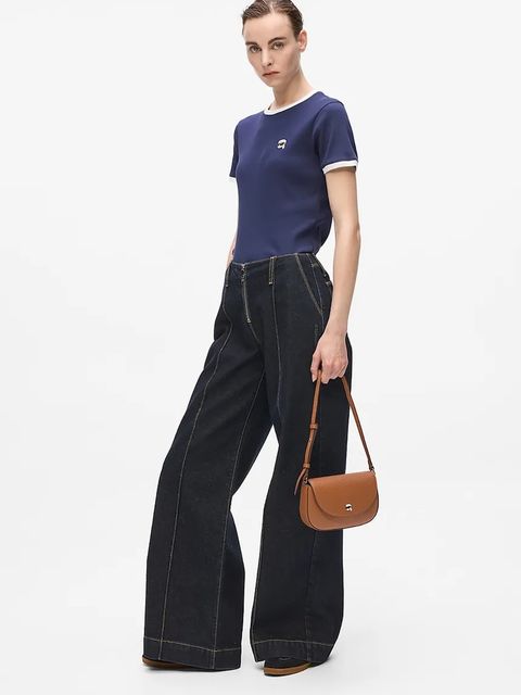 Karl Lagerfeld torebka IKON kolor brązowy A4W32001