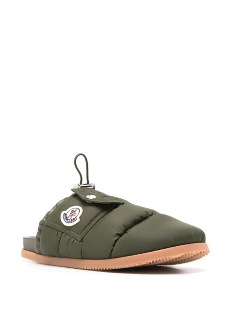 Moncler Mon Pocket slippers - Green - zdjęcie produktu nr 2
