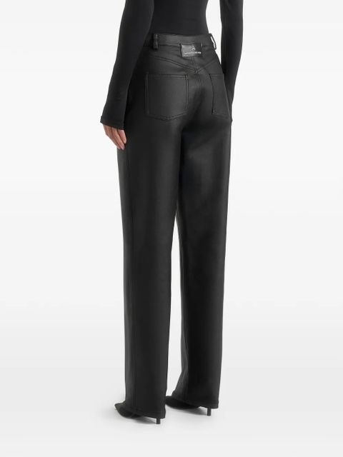 Manière De Voir Jana wax-effect boyfriend jeans - Black - zdjęcie produktu nr 2