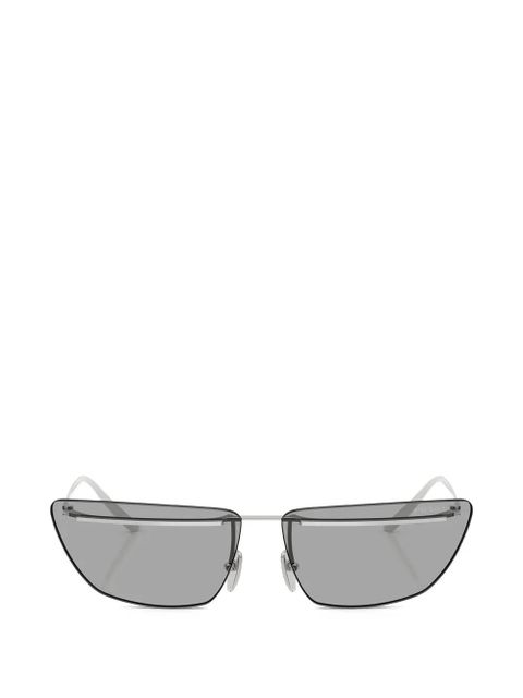 Prada Eyewear geometric-frame sunglasses - Silver - zdjęcie produktu nr 1
