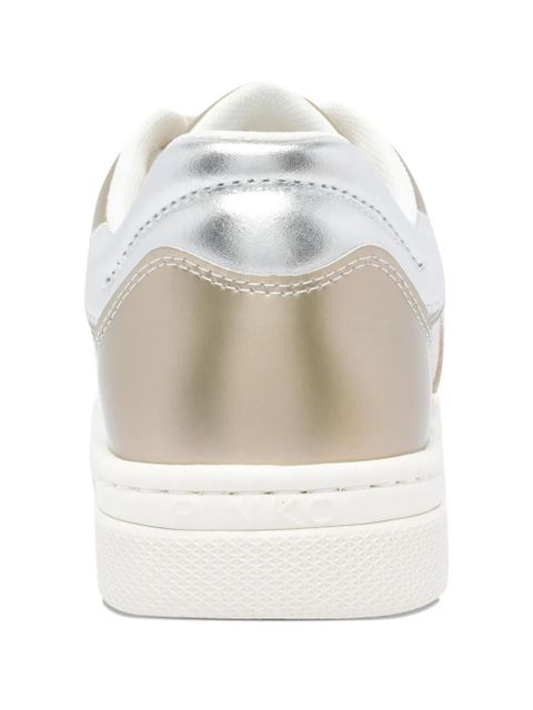PINKO metallic logo-detail sneakers - Neutrals - zdjęcie produktu nr 2