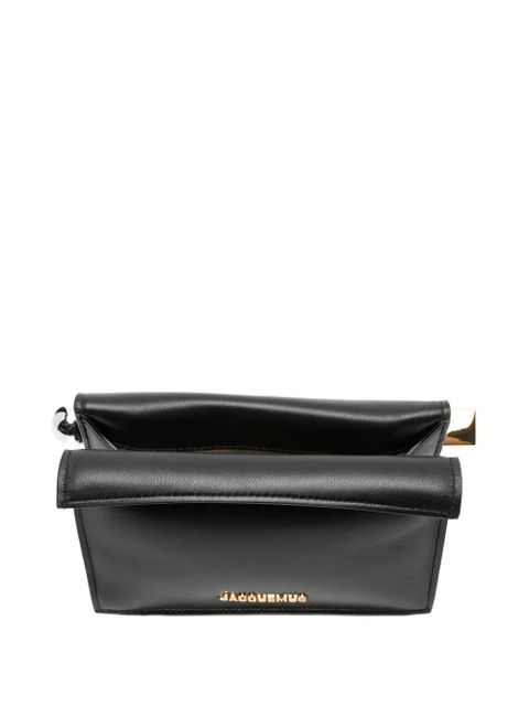 Jacquemus The small Rond Carré clutch bag - Black